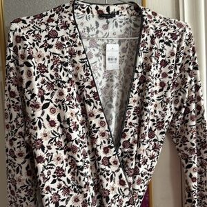 NEW | Ann Taylor | Jersey Midi Wrap Dress